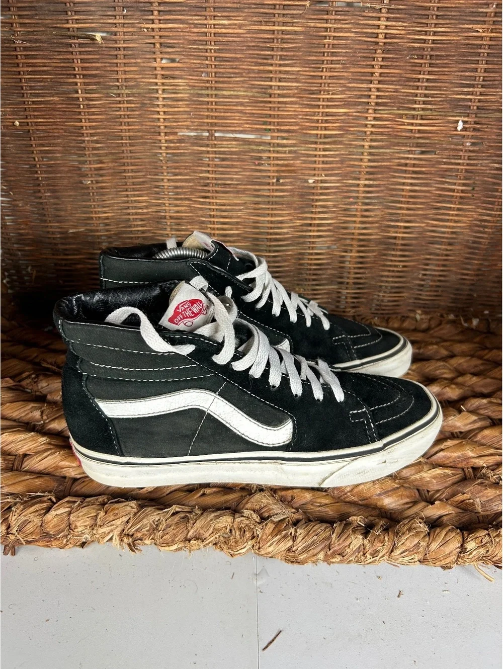 Vans Sk8-Hi black high top sneakers